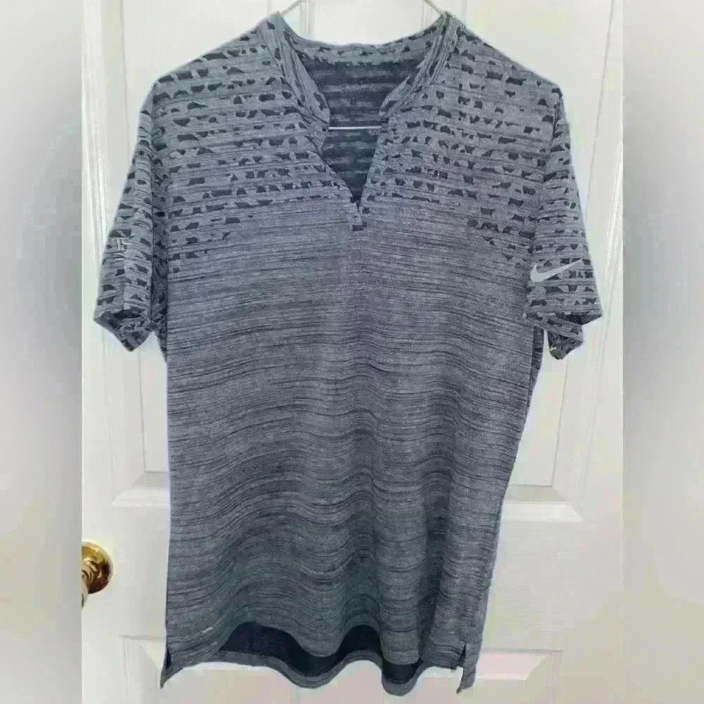 ❤️ 3/$15 Blue/Gray Nike Zonal Cooling T-Shirt Size Large
